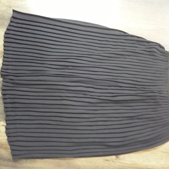 Sam Fashion pleated chiffon skirt black size S - Picture 3 of 3